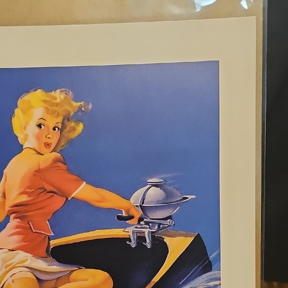 Vintage Style Pin-Up Art Print - Nautical - Elvgren - Picture 4 of 8